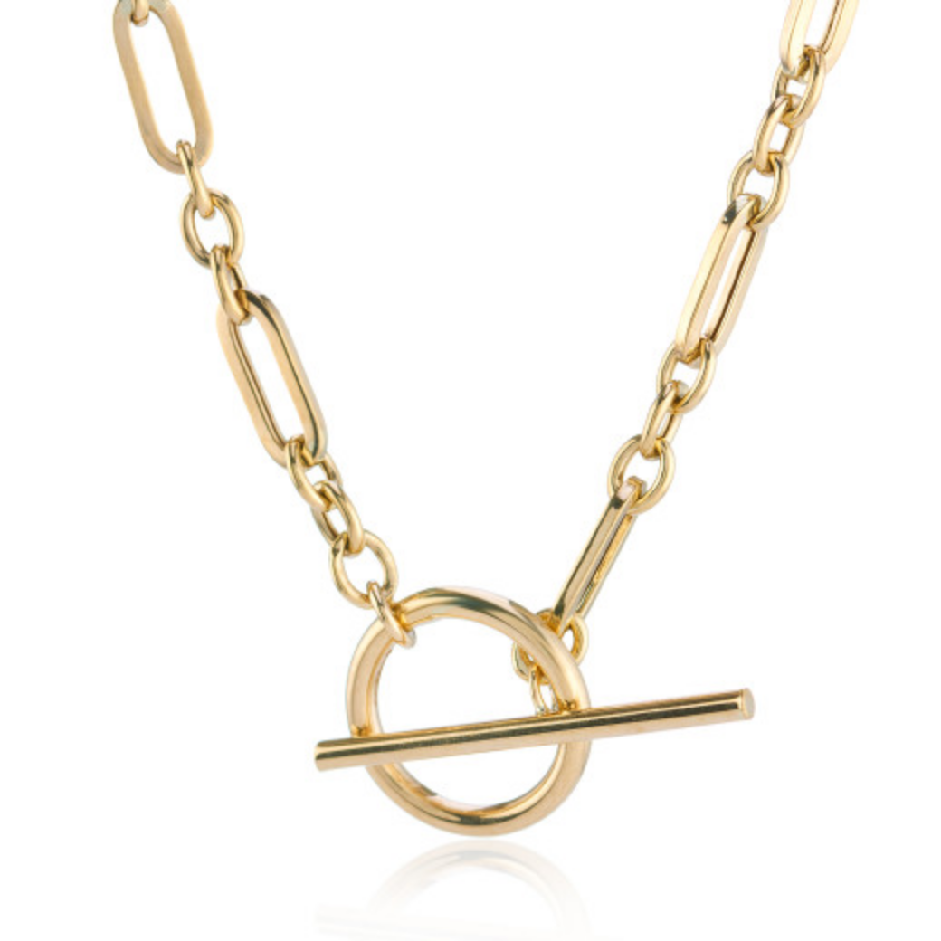 トラヴィスワーカー OVAL LINK NECKLACE WITH T-BAR トラヴィス トラヴィスワーカー OVAL LINK NECKLACE WITH T-BAR トラヴィス