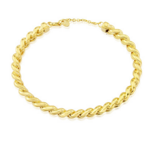 9ct Yellow Gold Chain Bangle