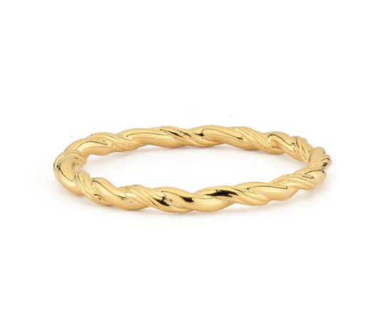 24Kae Ring With Twisted Band