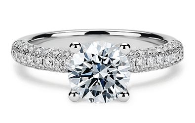 Solitaire Diamond Engagement Ring