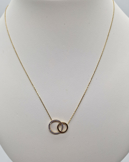 Orbit Chain Necklace in Gold