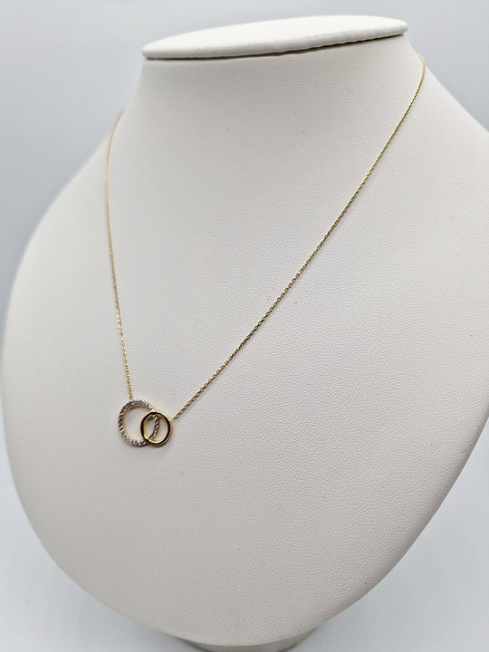 Orbit Chain Necklace in Gold