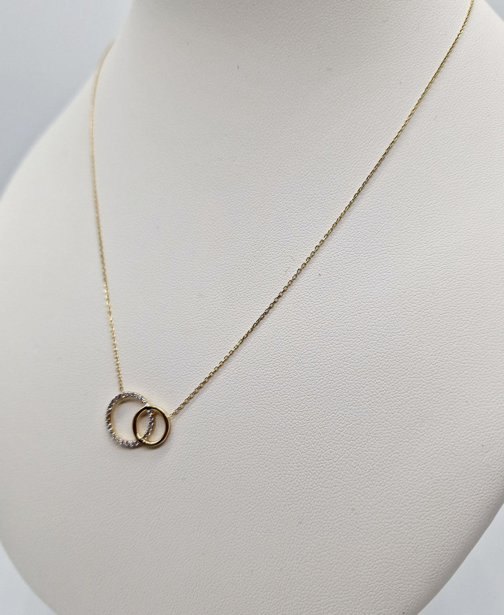 Orbit Chain Necklace in Gold