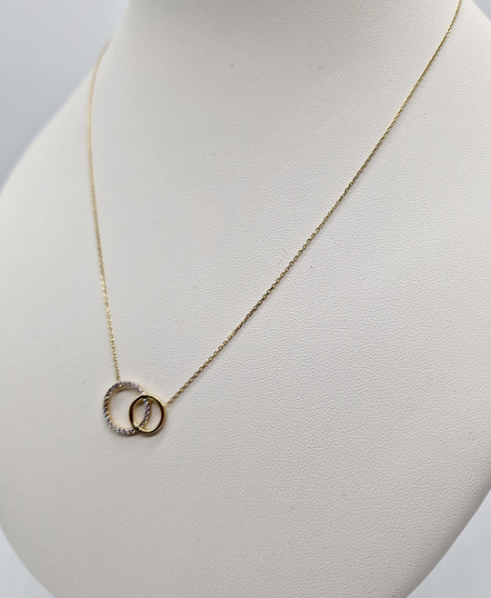 Orbit Chain Necklace in Gold