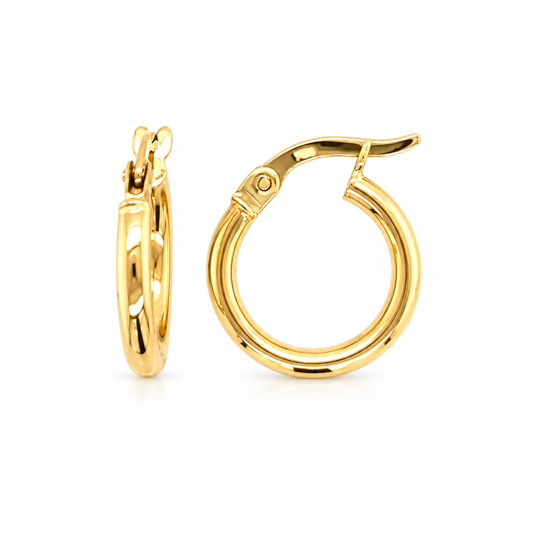 9ct Gold Hoop Earrings