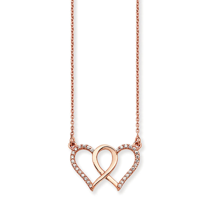 Rose Gold Heart Necklace