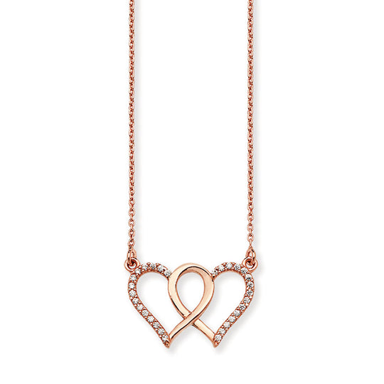 Rose Gold Heart Necklace