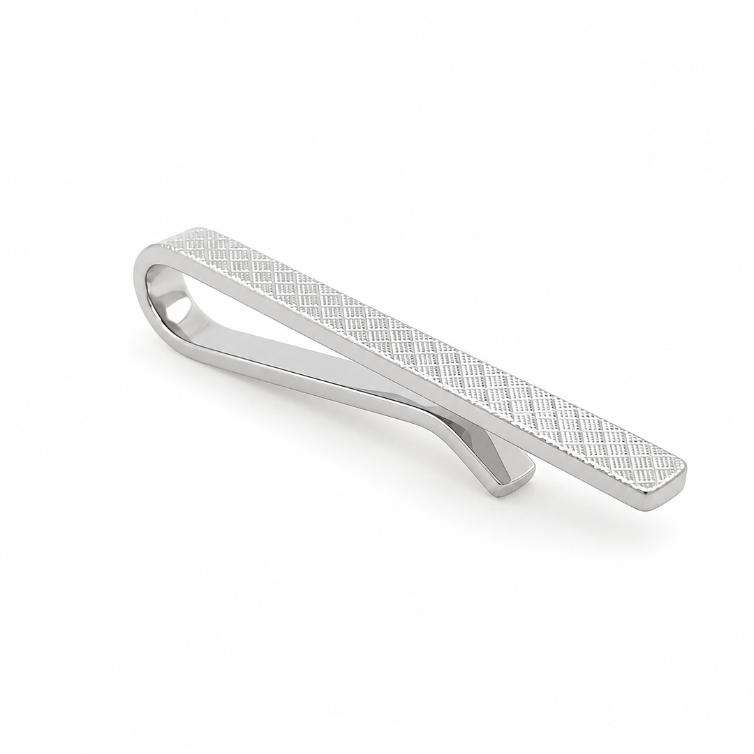 Gents Silver Tie Bar