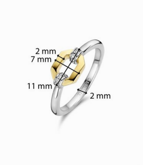 TI SENTO - Zirconia Milano Ring