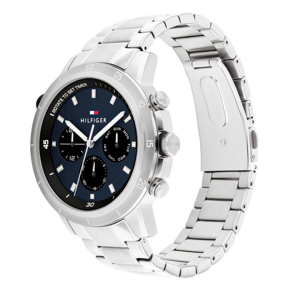 Tommy Hilfiger Troy Silver Colored Watch