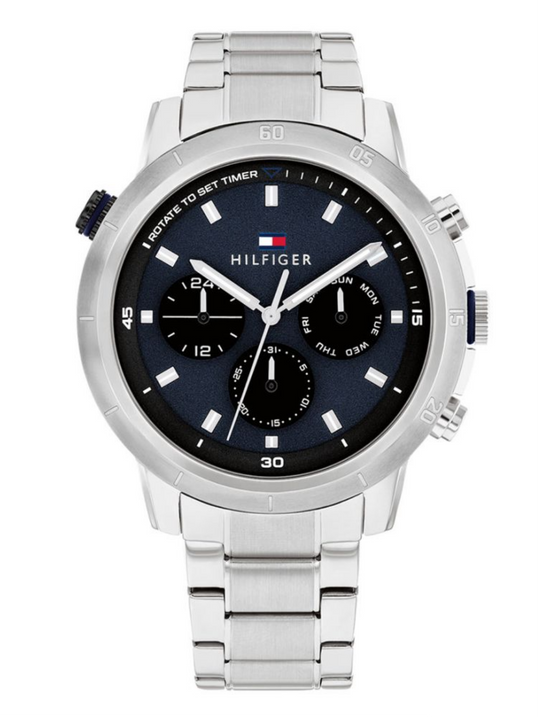 Tommy Hilfiger Troy Silver Colored Watch