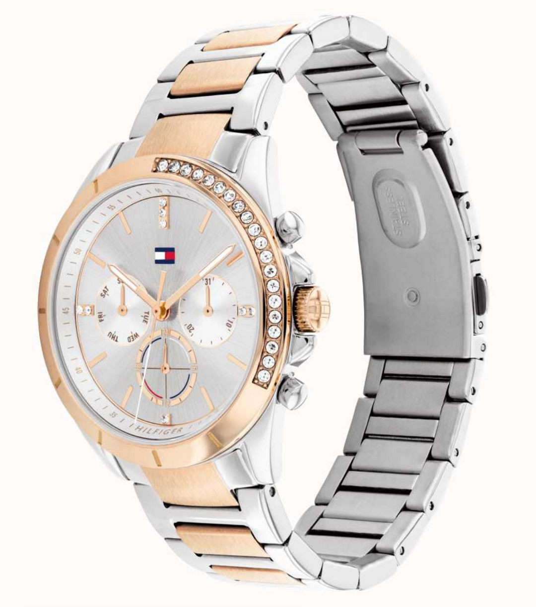 Tommy Hilfiger Kennedy Sport Two Tone Silver Dial