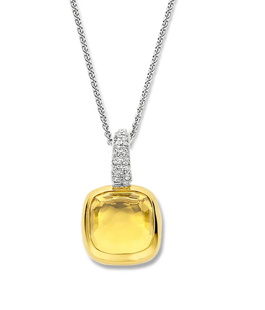 Ti Sento 925 Sterling Silver Yellow Pendant