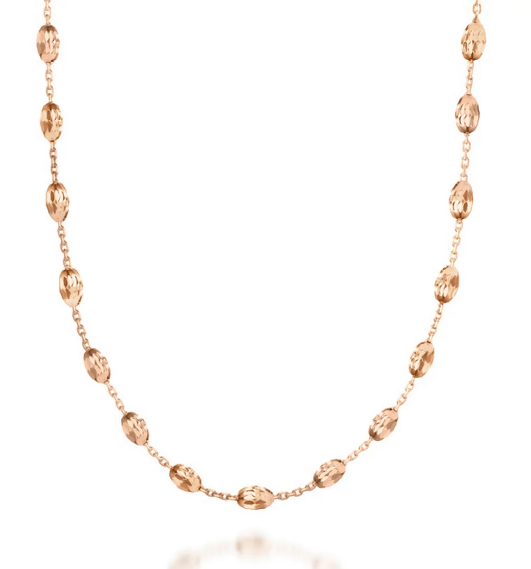 Ladies Rose Gold Chain