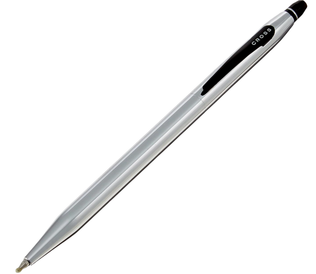 Cross Click Chrome with Black Trim Black Gel Ink Pen