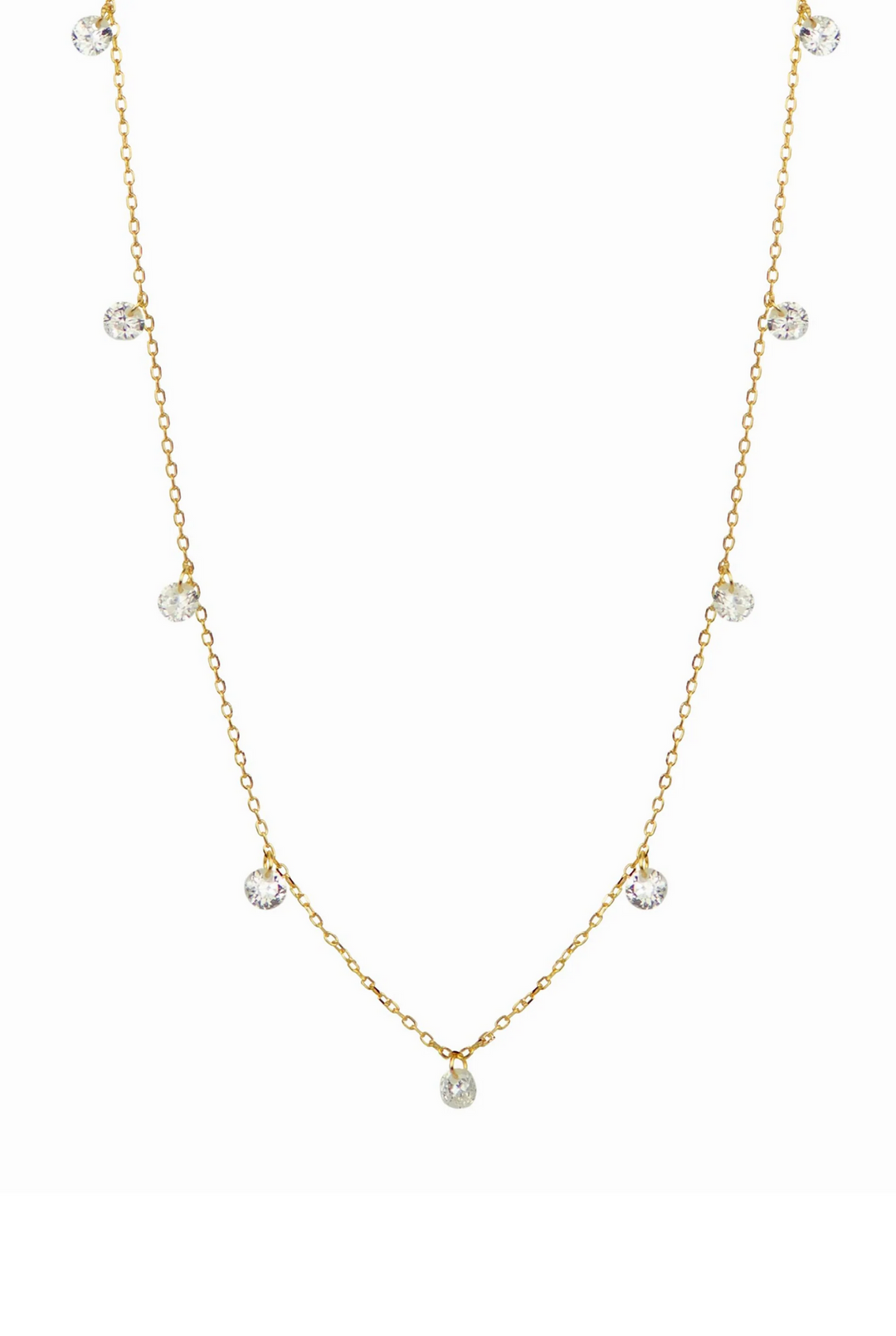 Luxenter 925 Sterling Silver Necklace with Brilliant Zirconia
