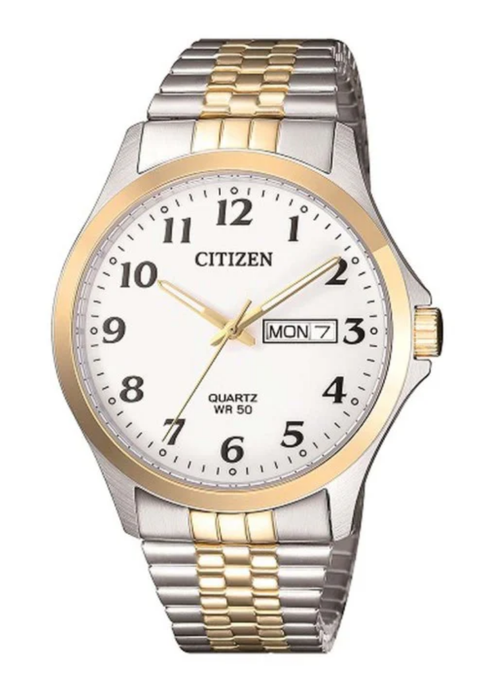 Citizen Quartz Stainless Steel Watch with Expansion Bracelet