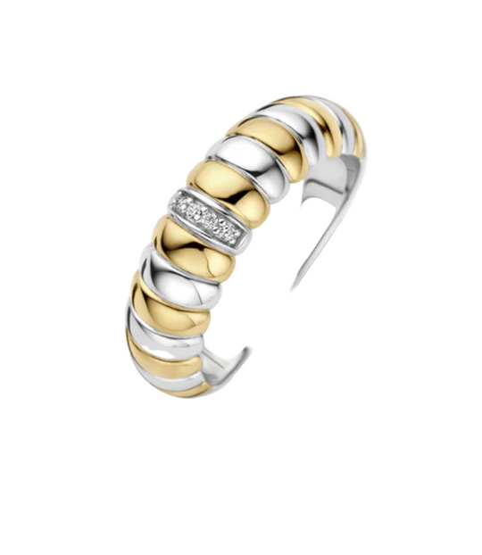 Ti Sento Milano Two Tone Ring