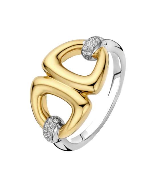 Ti Sento Milano Two Tone Ladies Ring