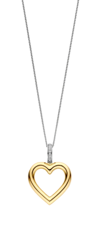 Ti Sento Ladies Necklace with Heart Pendant