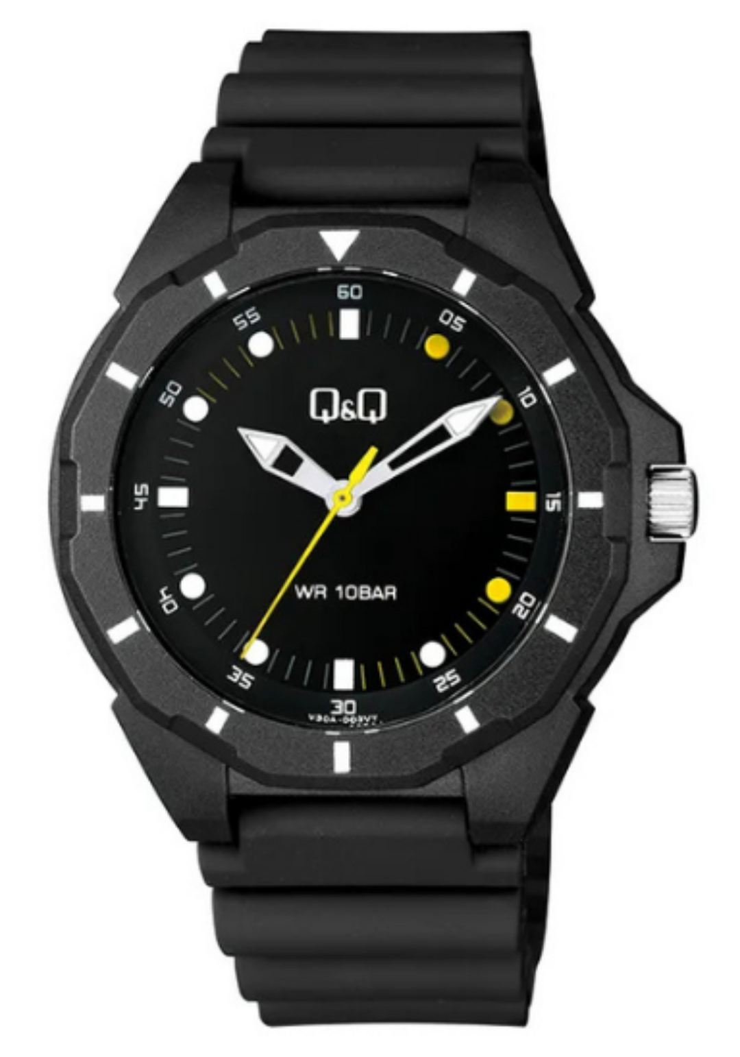 Q&Q Gents Rubber Strap Watch