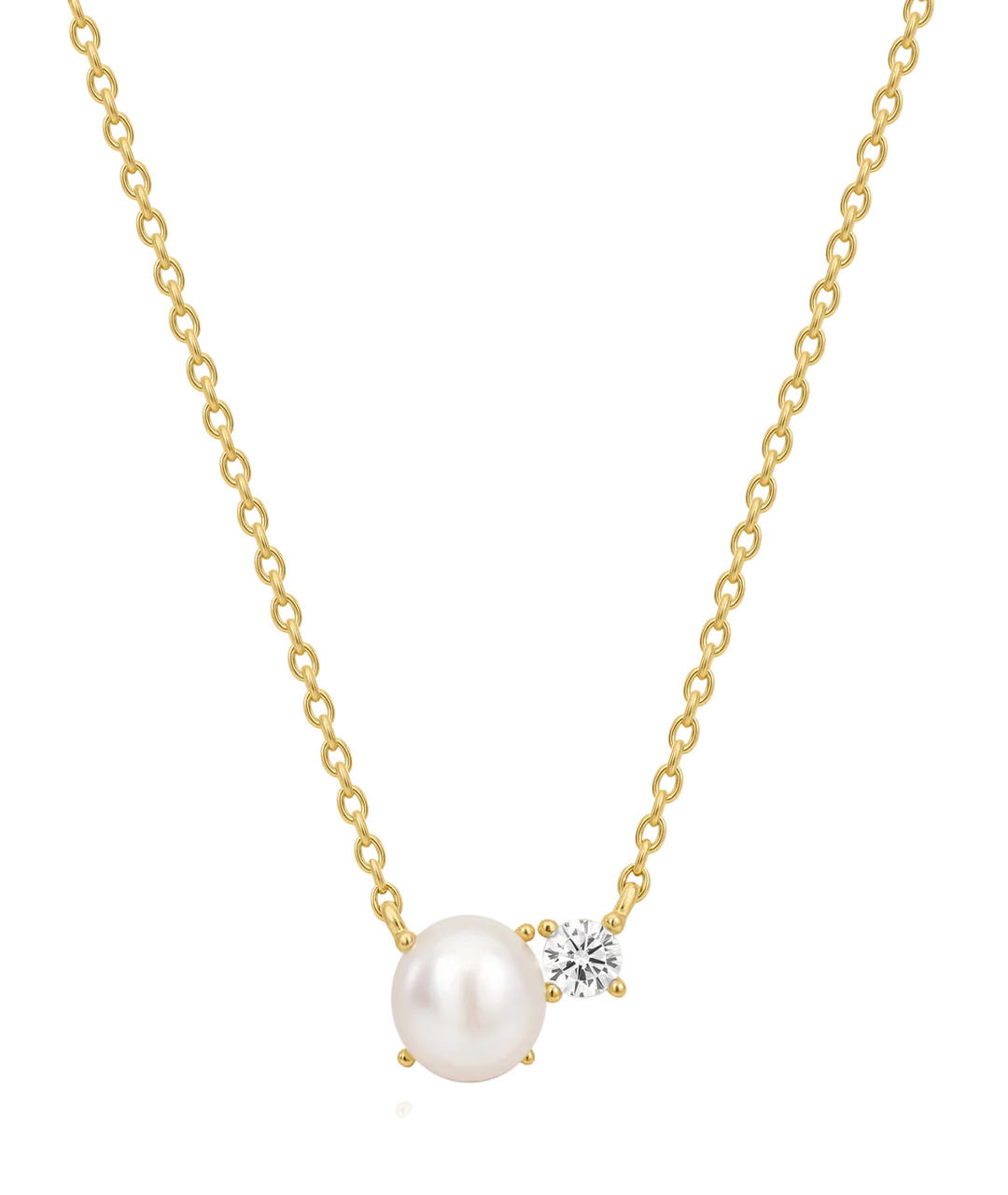 Pearl Gold Plated Necklace