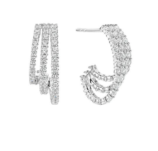 Ti Sento Stardust Zirconia Earrings