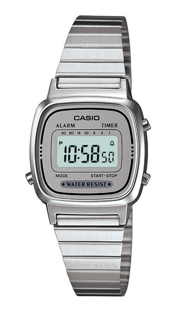 Casio Women's Classic Digital Dial / Stainless Steel Bracelet