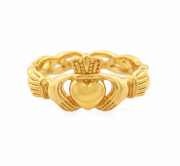 Burren Celtic Twist Ring