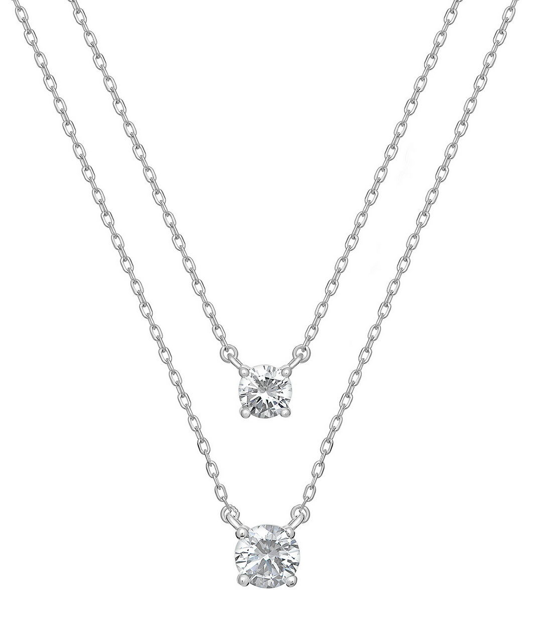 Sterling Silver Cubic Zirconia Necklace