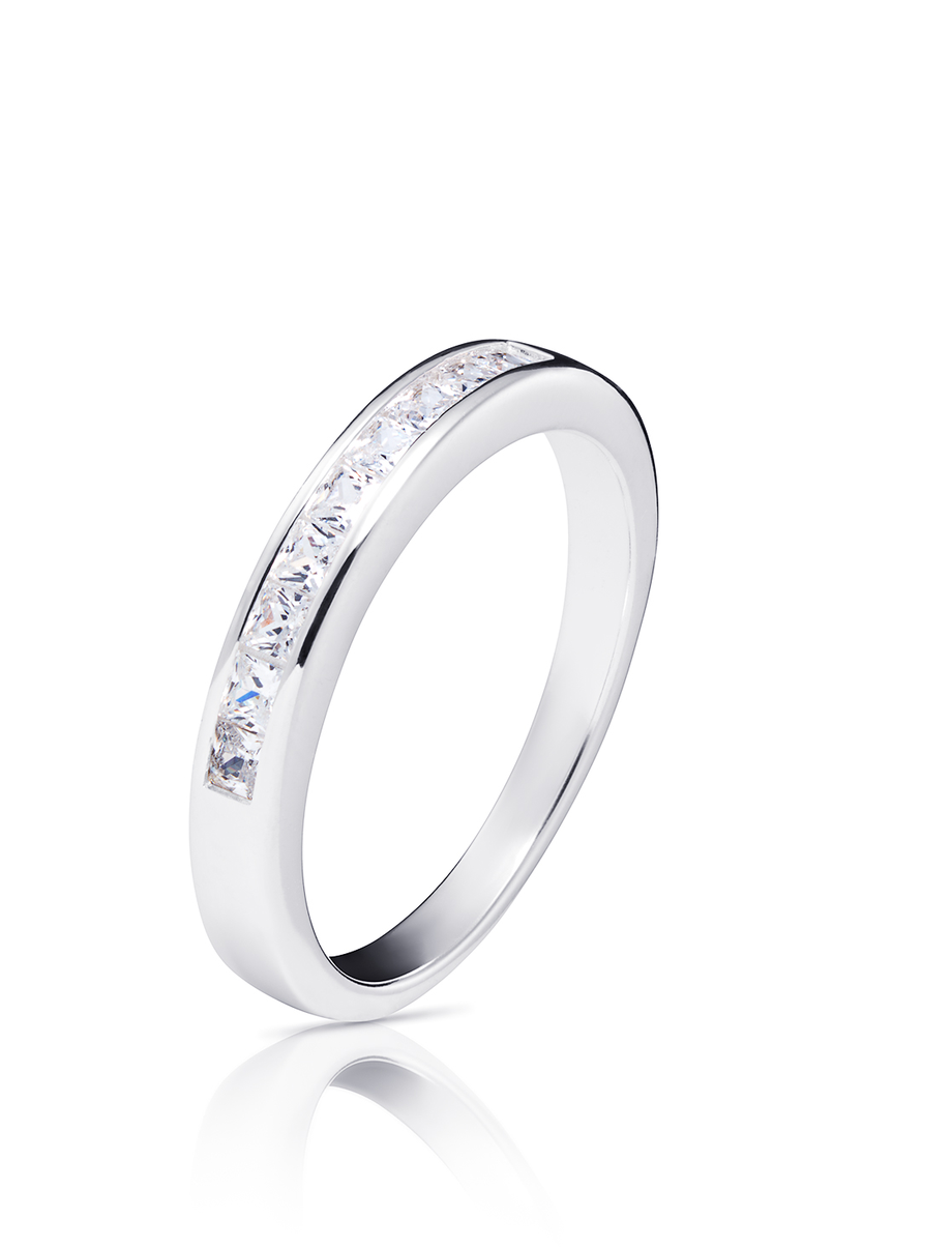 S/S Classic CZ Ring