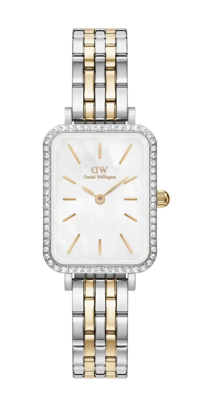 Daniel Wellington Quadro Bezel 5-link Watch