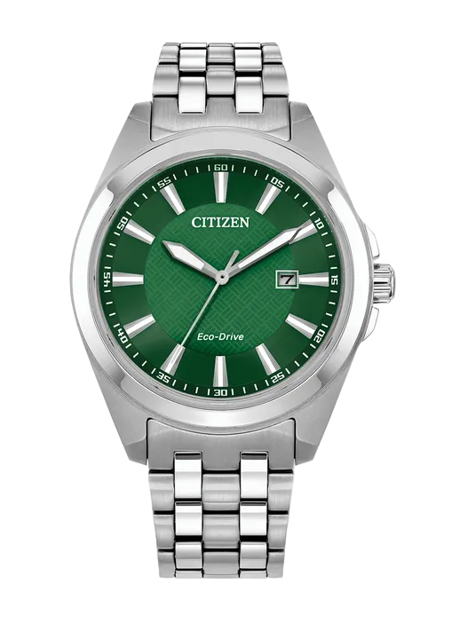 Citizen Gents Crystal Green Dial Watch