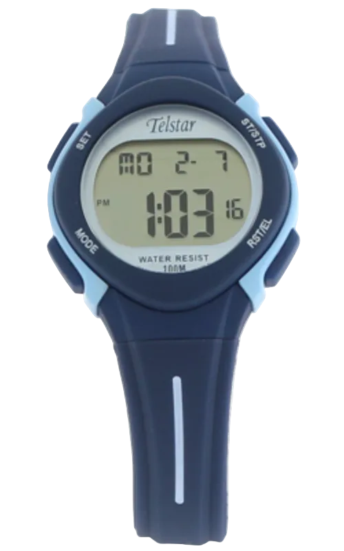 Telstar Boys Digital Sports Watch with Silicone Strap