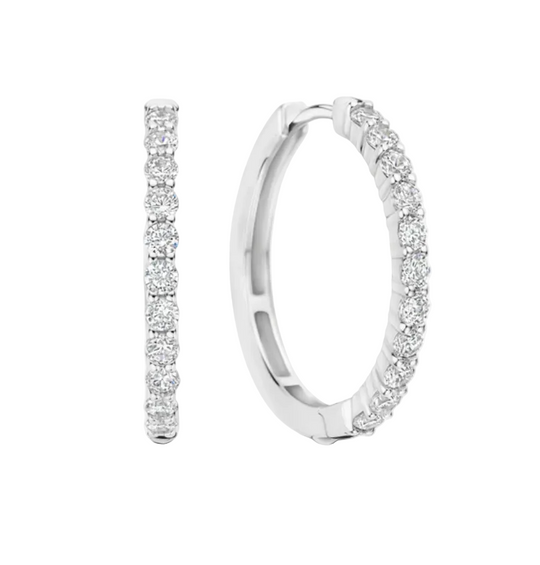 Ti Sento Tennis Large Hoops
