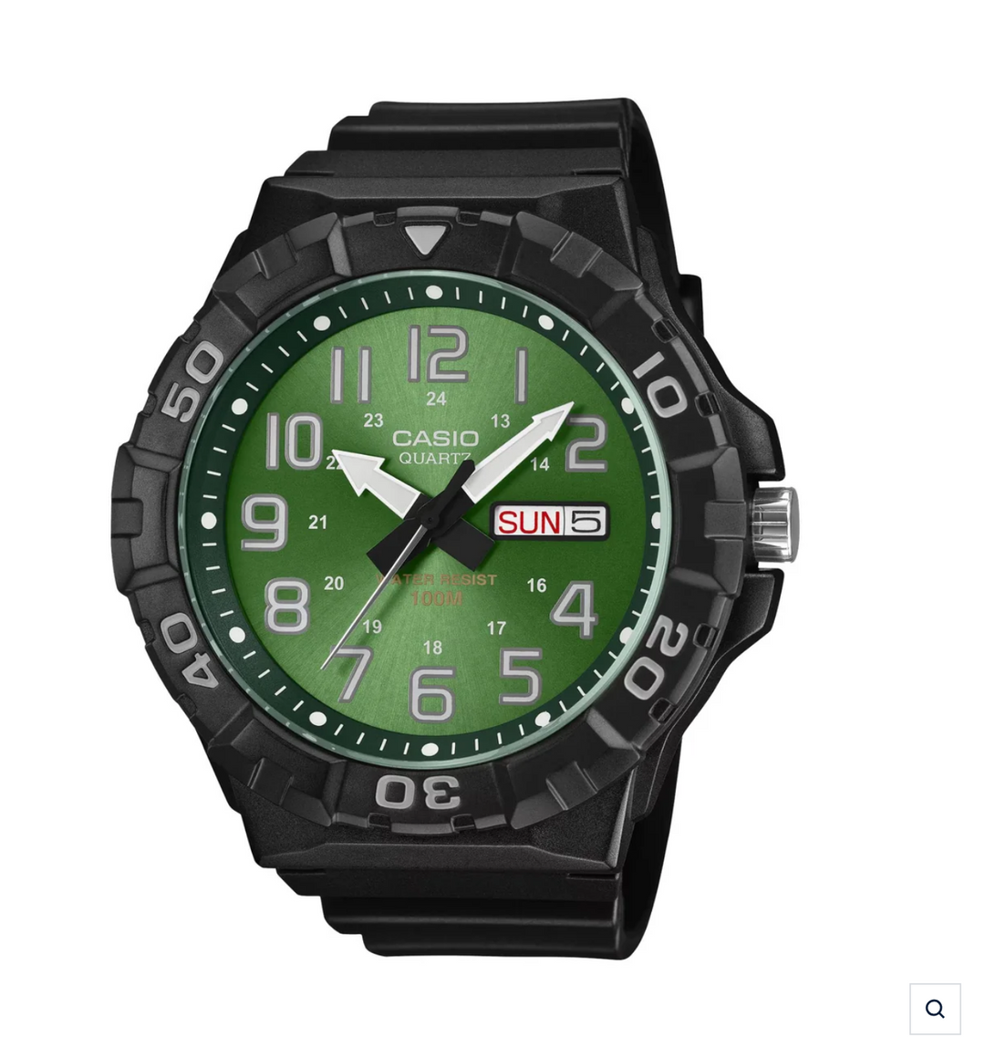 Casio Green Face Watch
