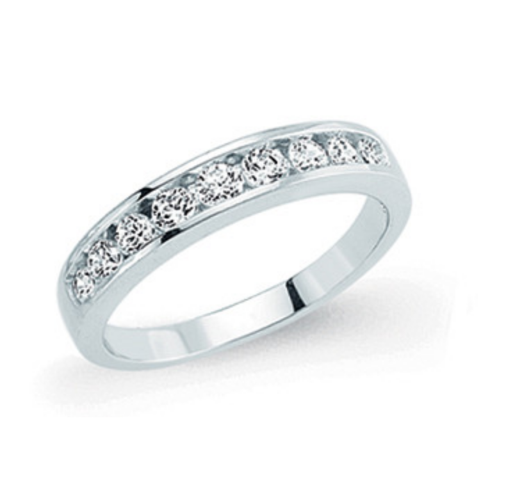 925 Sterling Silver Cubic Zirconia Dress Ring