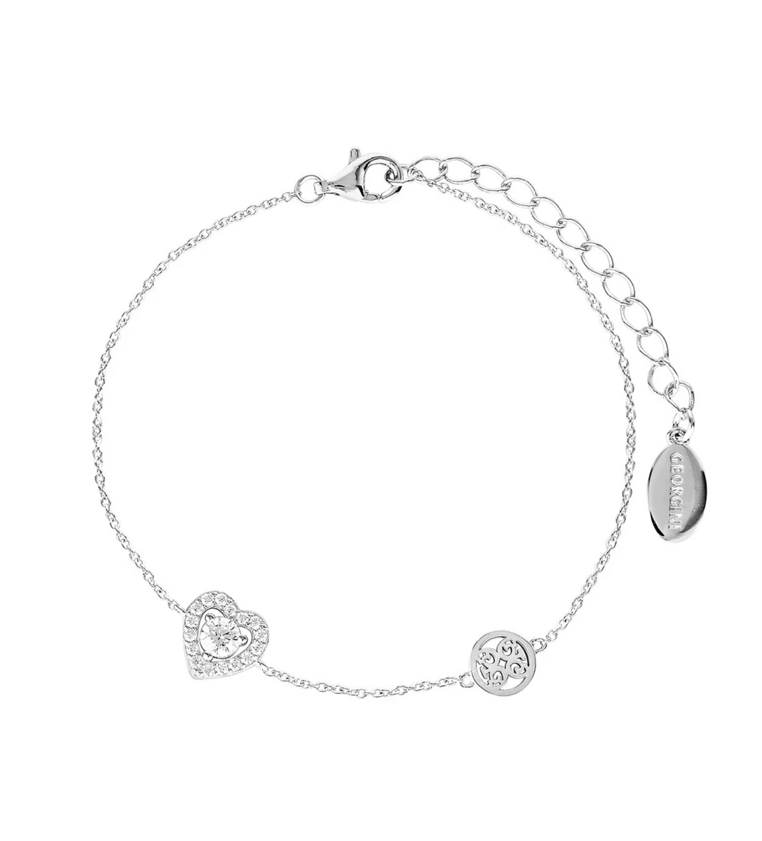 Georgini Signature Sealed with a Kiss Silver Bracelet
