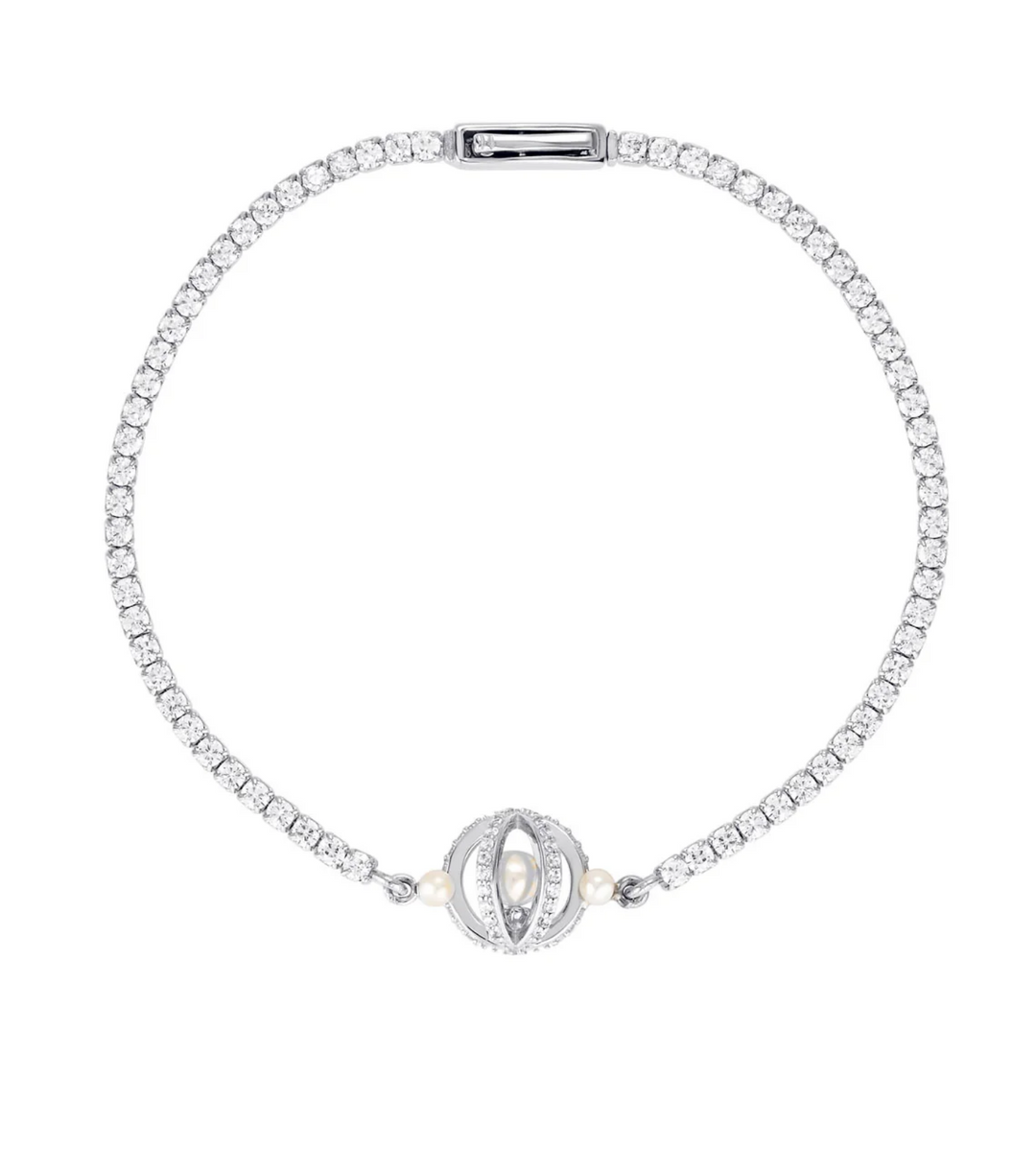 Georgini Majesty Freshwater Pearl Silver Bracelet