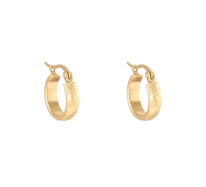 Earrings 1.4cm Creole Jungle