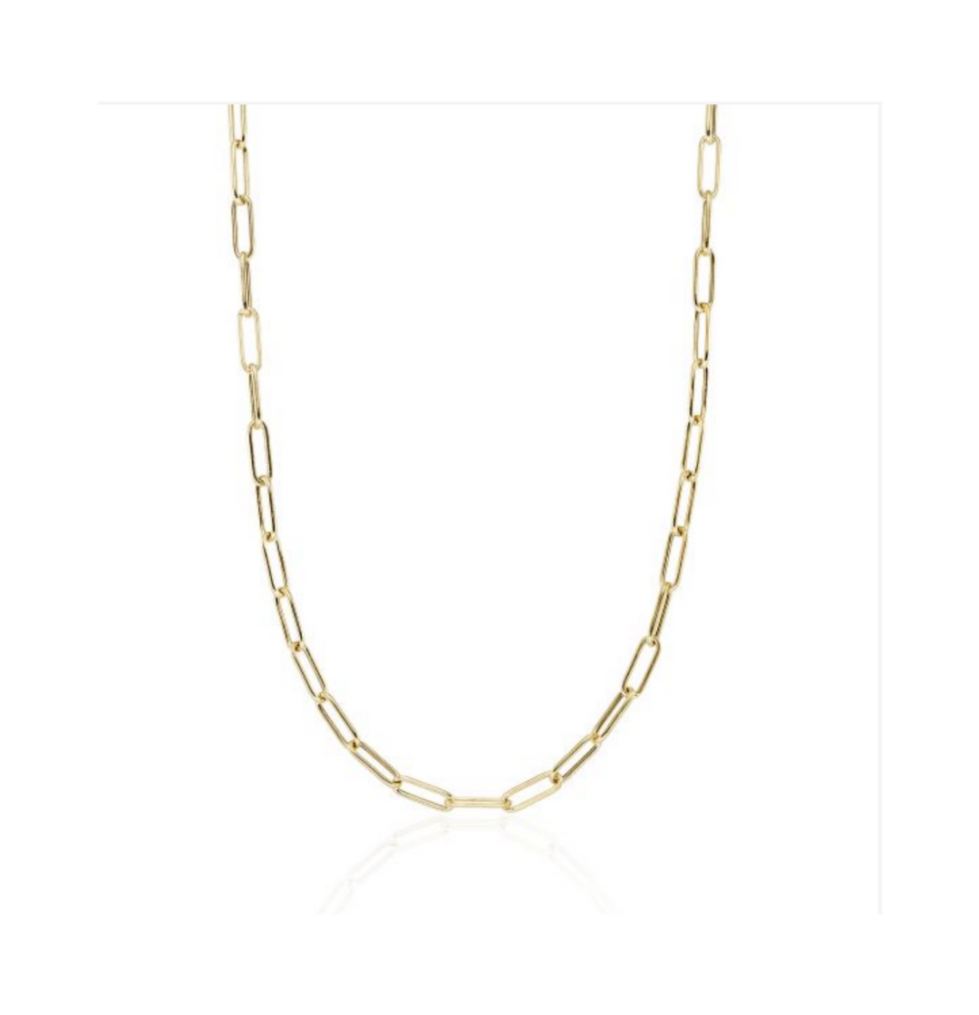 Mark Milton 9ct Yellow Gold Mini Paperlink Necklace