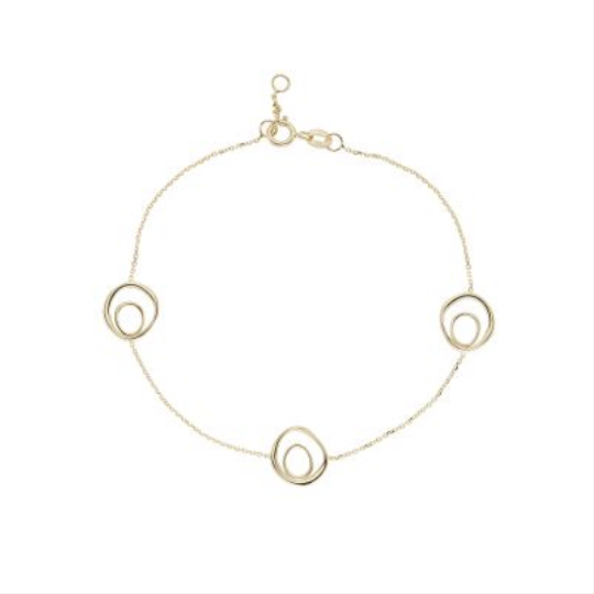 Mark Milton 9ct Yellow Gold Flintstones Bracelet