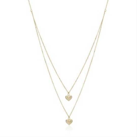 Mark Milton  9ct Yellow Gold Double Heart Necklace