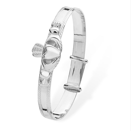Baby Claddagh Bangle