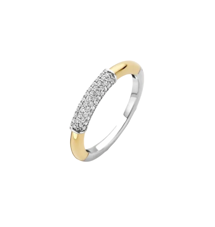 Ti Sento Modern Pavé Ring