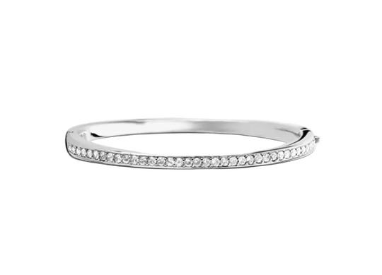 Ti Sento Tennis Zirconia Bangle