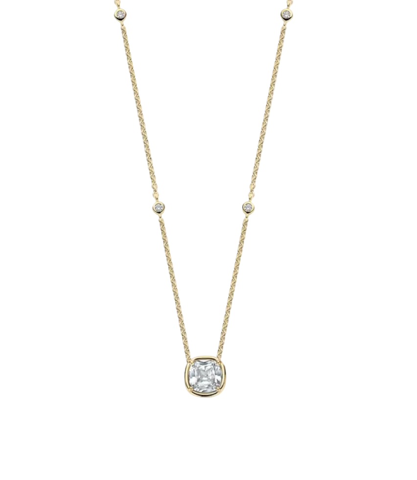 Ti Sento Round Zirconia Necklace