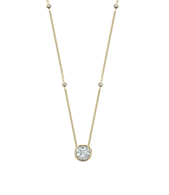 Ti Sento Round Zirconia Necklace