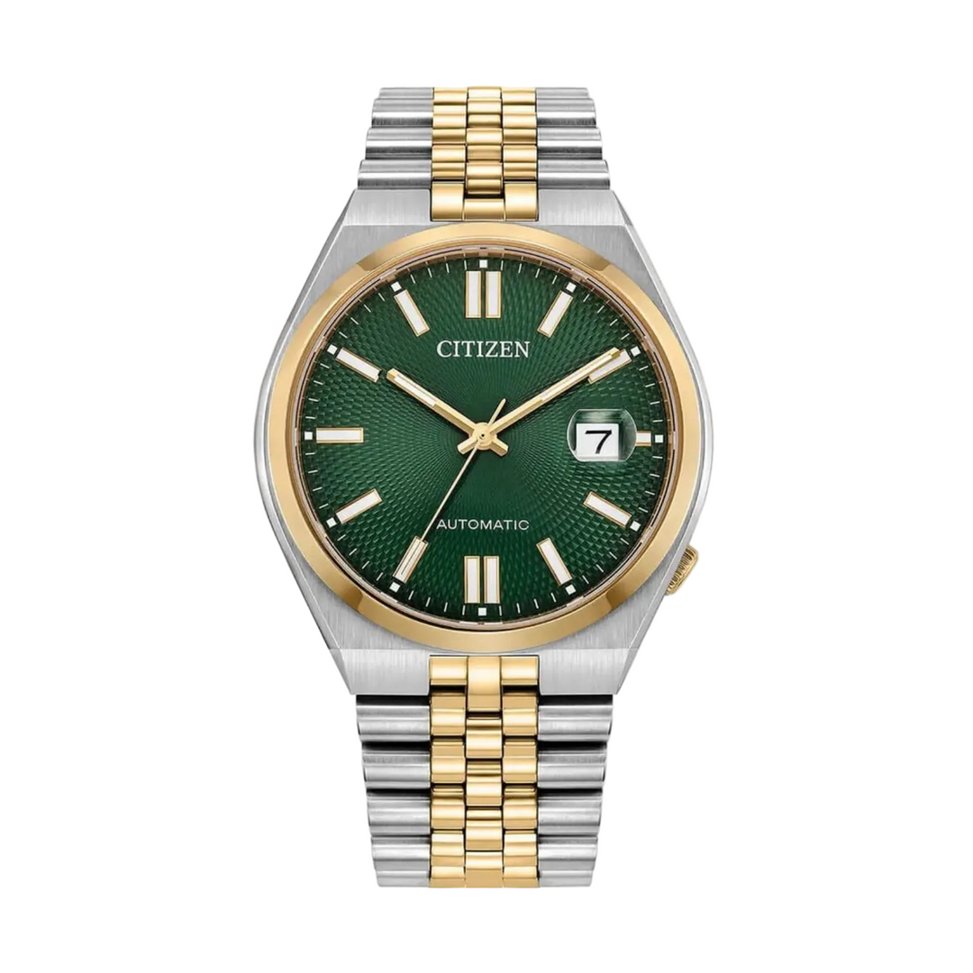 Citizen Tsuyosa Green Dial Two Tone Stainless Steel Bracelet Watch