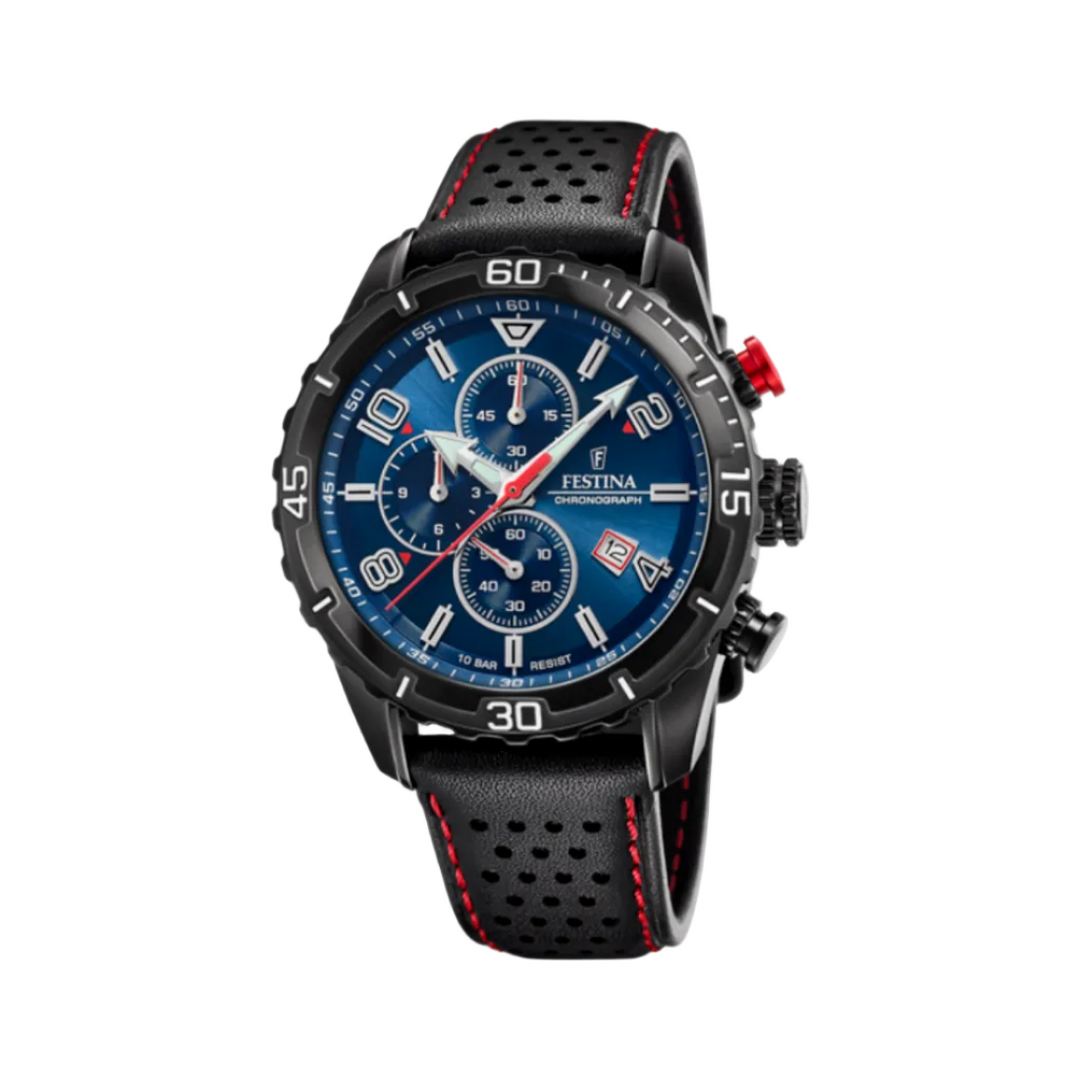 Festina Gents Chronograph Blue Dial Watch